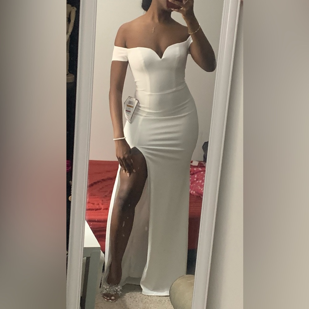White Formal Dress